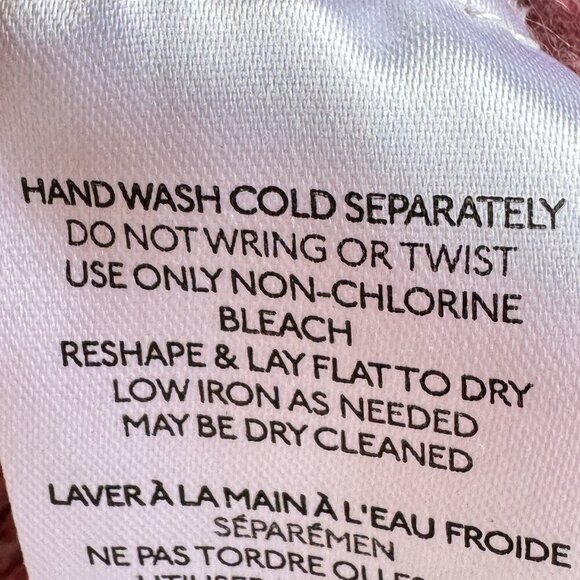 Anthropologie Rashida Open Cardigan Pink Chunky Open Cable Knit Oversized  Small - Picture 8 of 11